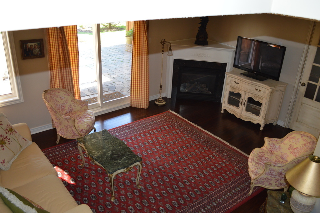 Family room, lower floor.