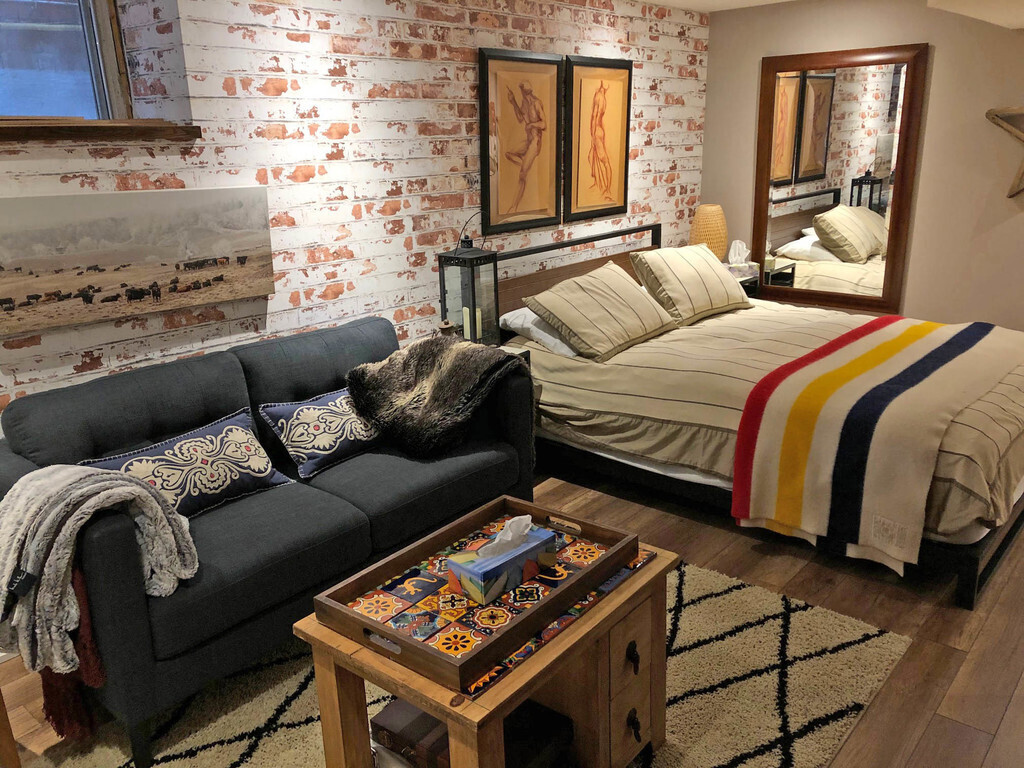 Basement guest suite