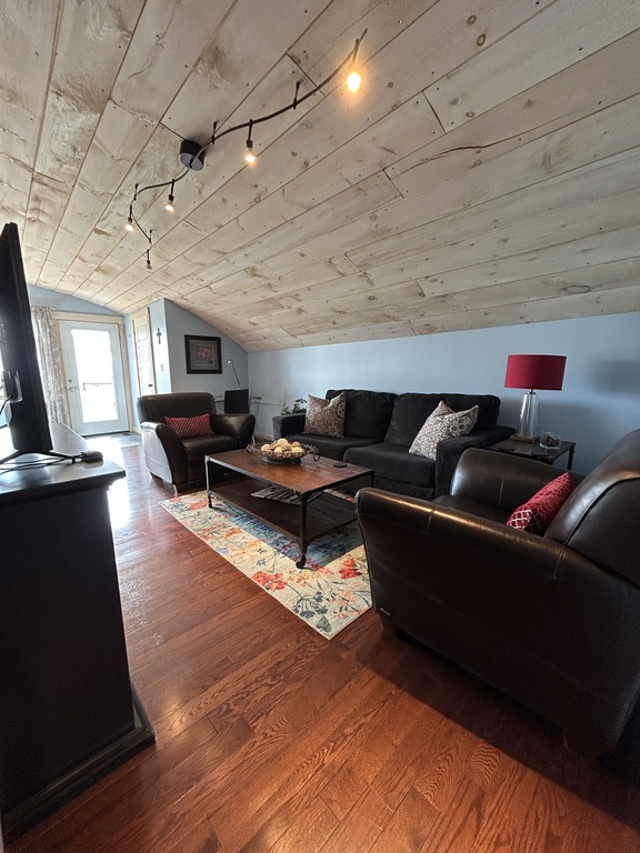 Comfy seating in the living room.