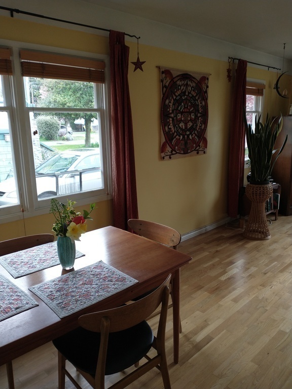 Dining area looking into the Living Room.