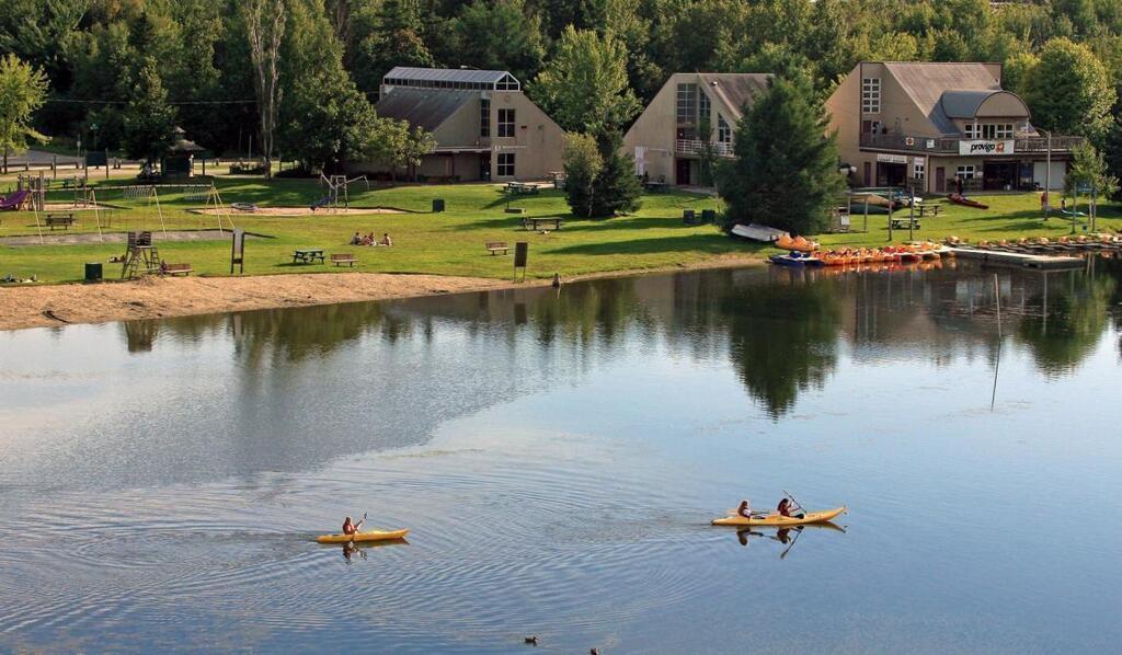 Plage Blanchard, rivière Magog