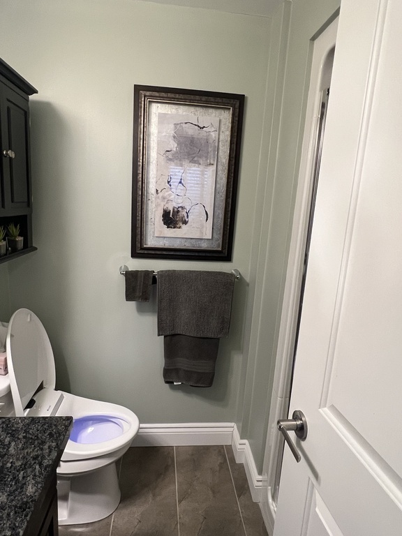 Ensuite bathroom with shower