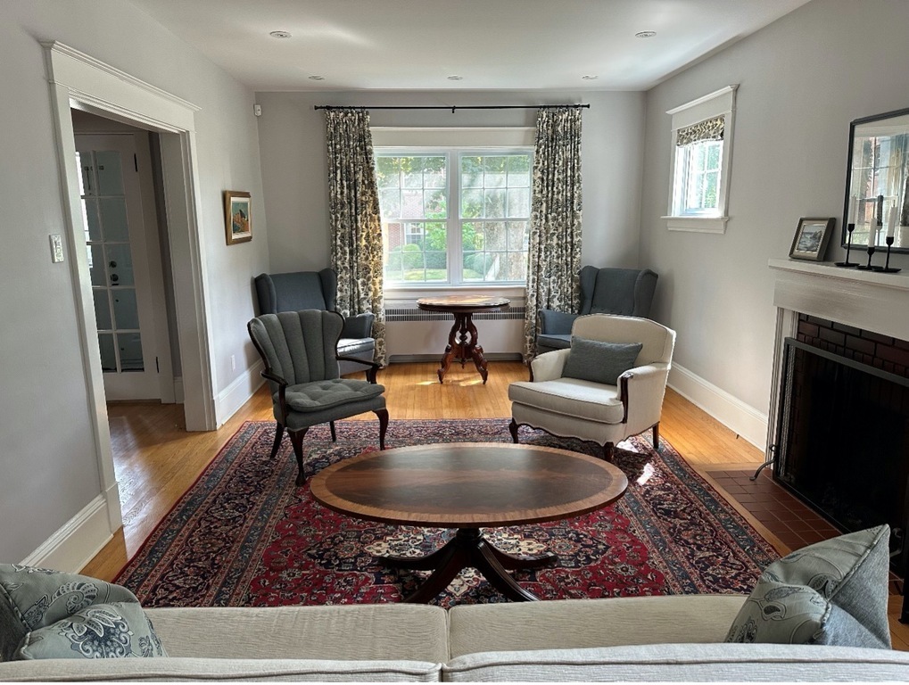 One of three living spaces