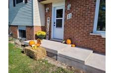 Fall front stoop