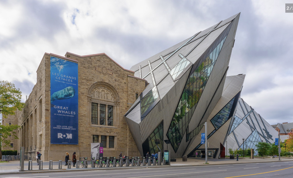 ROM (Royal Ontario Museum) with addition by Daniel Libeskind.