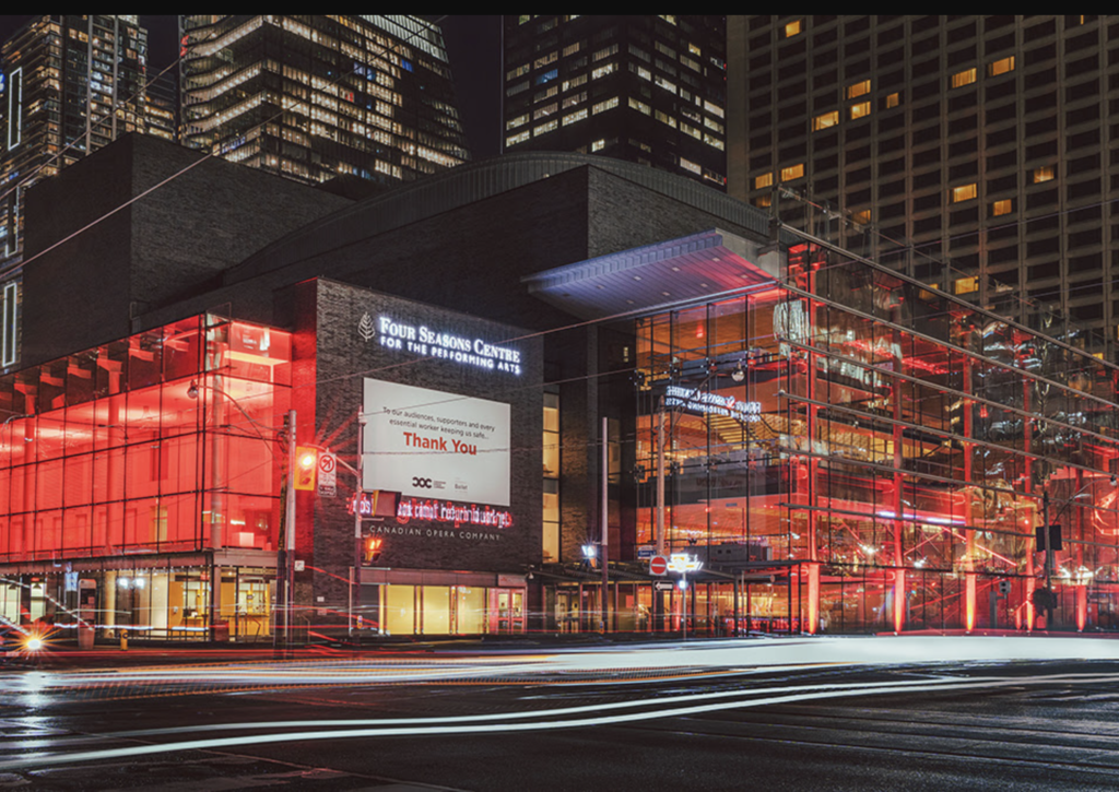 Toronto has a world class opera company! 