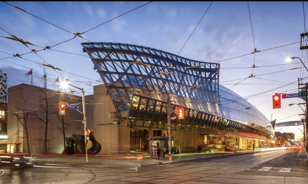 Art Gallery of Ontario redesigned by Frank Gerry world famous architect and Toronto born.