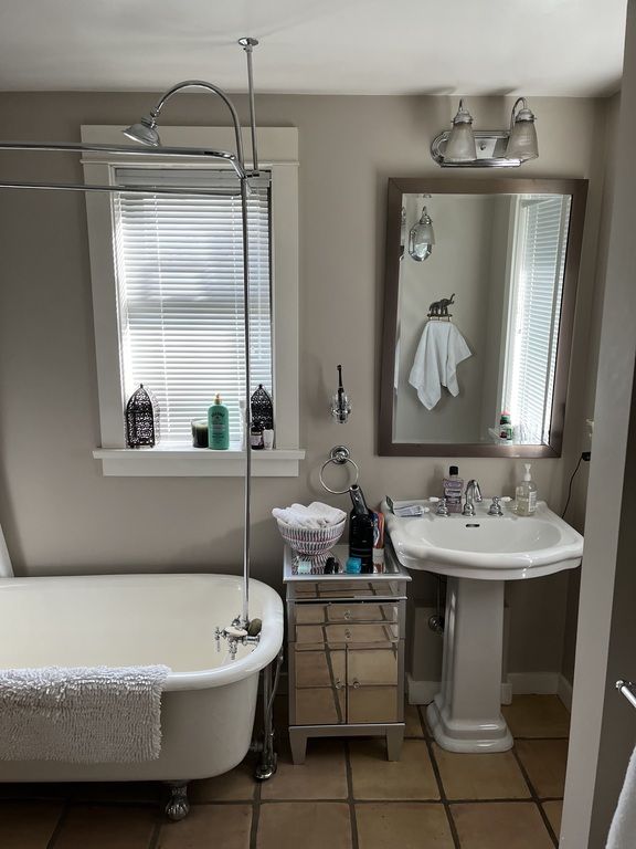 Upstairs bathrooms 