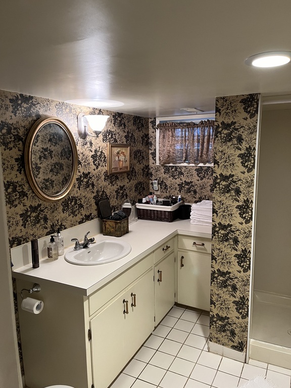 Basement bathroom 