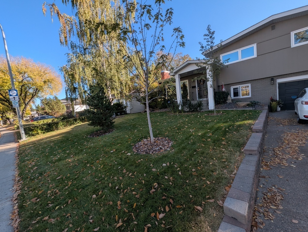 Front view of house