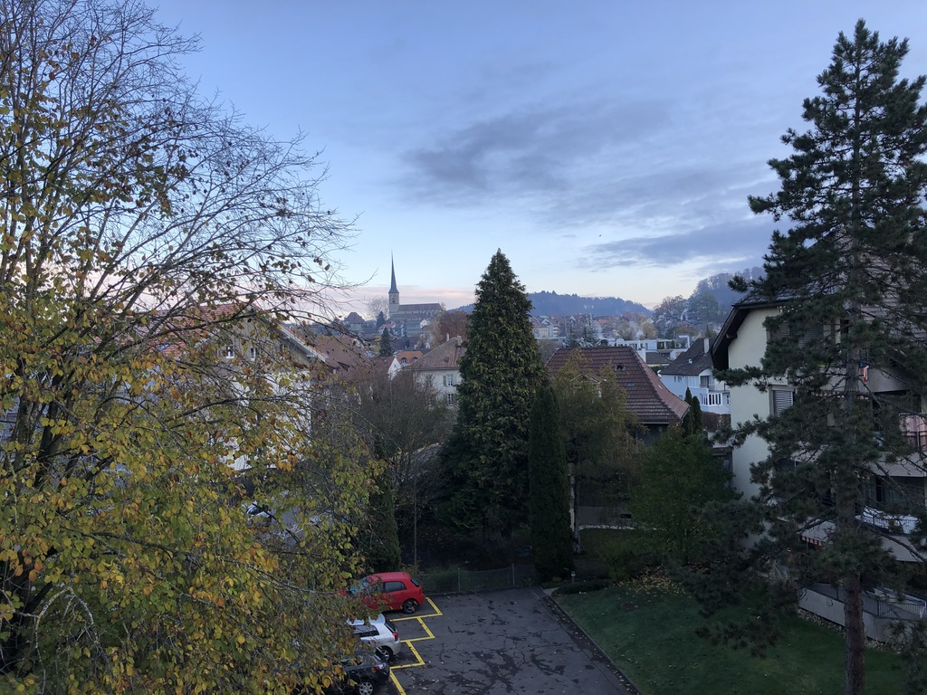 View in front of the entrance