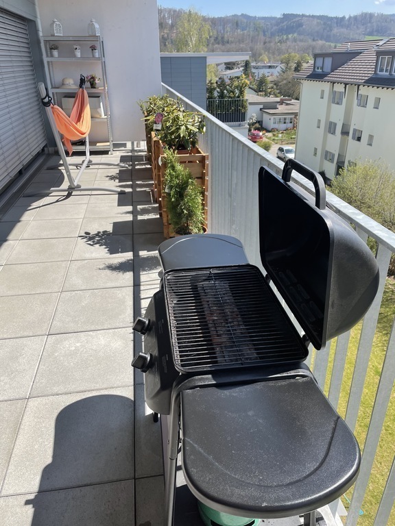 Terrace with gas grill