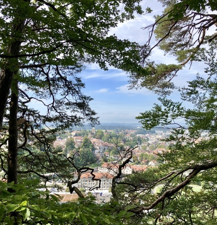 View from one of the hills over Burgdorf