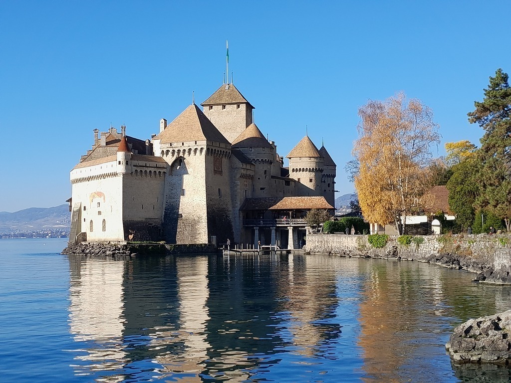 Château de Chillon 10 minutes par les quais du bord du lac