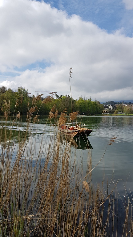 Fähre am Rotsee / Ferry on the Rotsee (lake nearby)