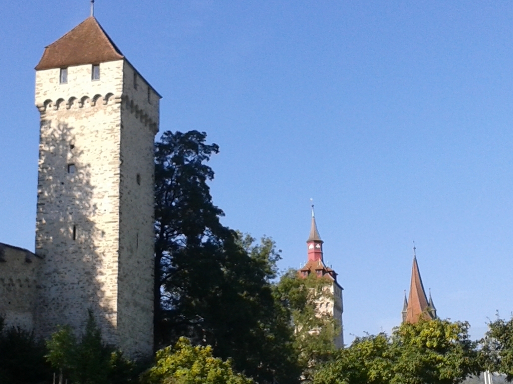 Museggtürme (Stadtmauer) in Sichtweite von unserer Wohnung