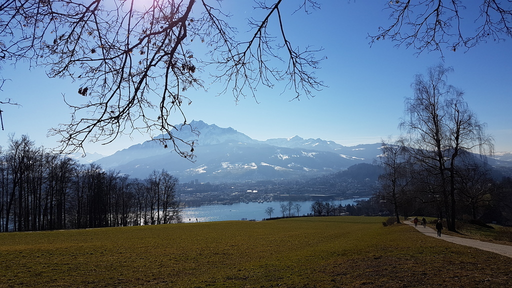 Berg Pilatus vom Dietschibeg - Mount Pilatus view from Dietschiberg