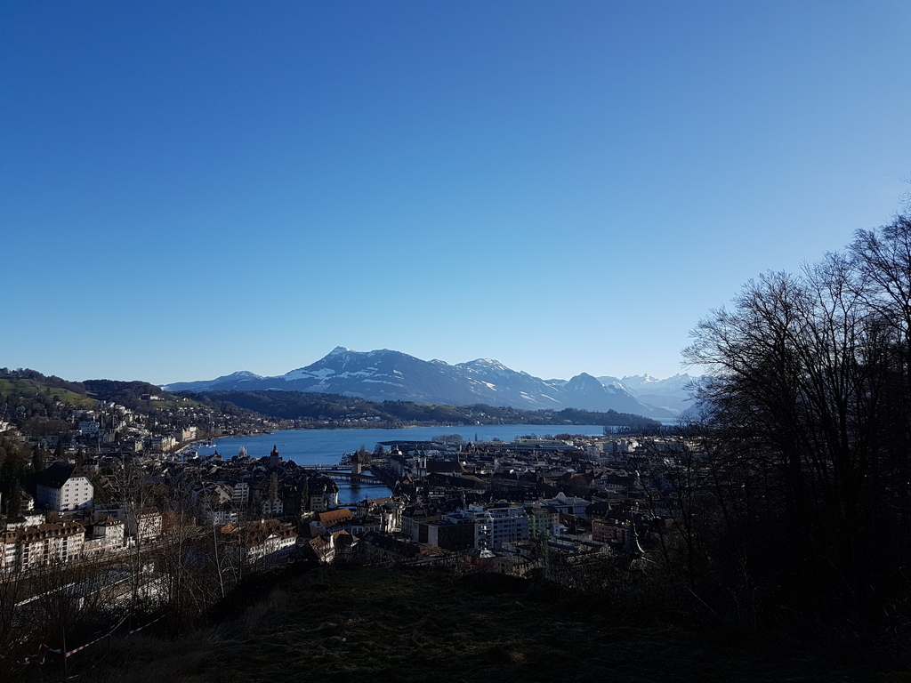 Sicht auf Luzern vom Sonnenberg