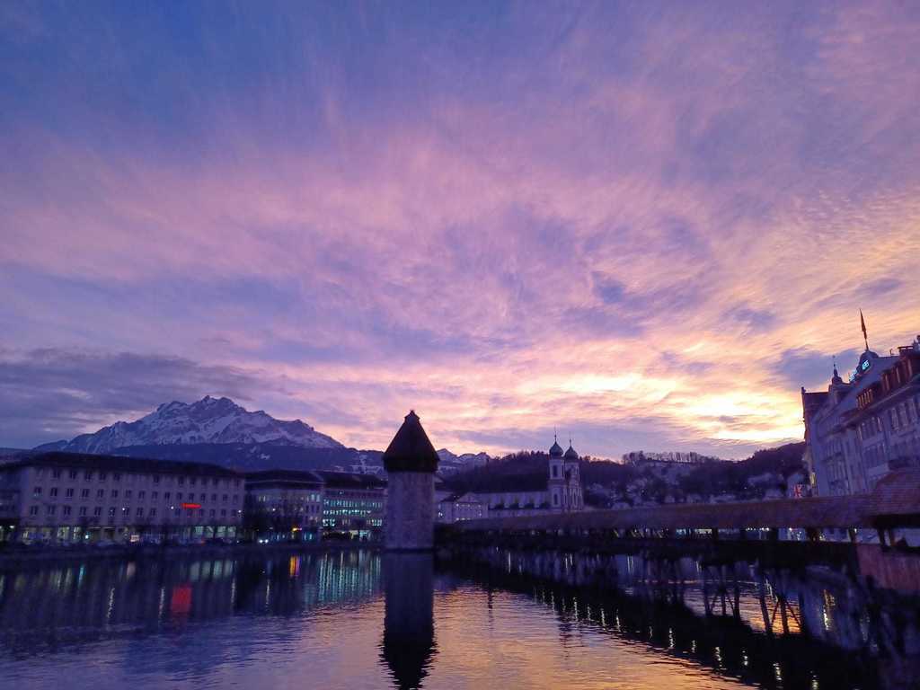 Abendrot Luzern 4. Februar 2023