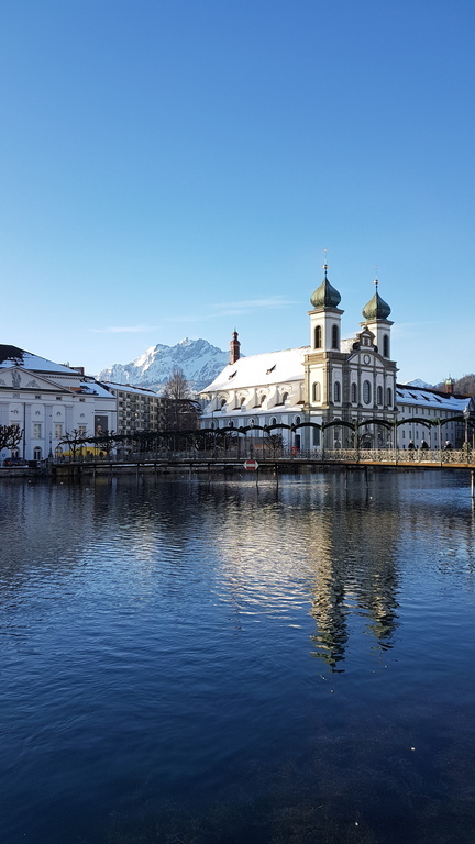 Jesuitenkirche Luzern Winter 2021