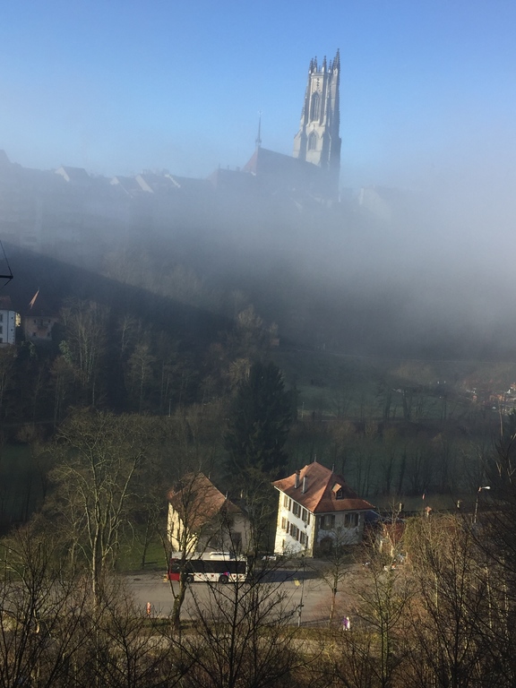 in autumn (in the old part of town)