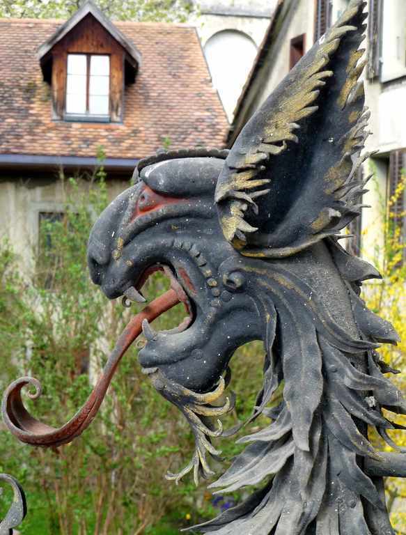 dragon sign at our house