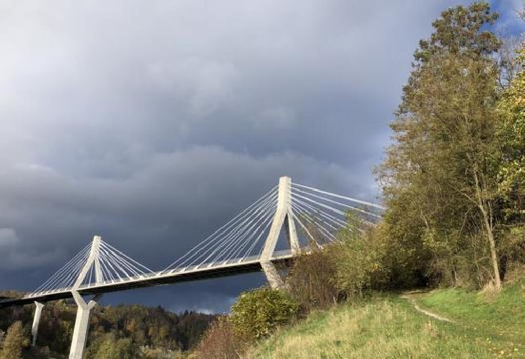 Poya bridge in Fribourg