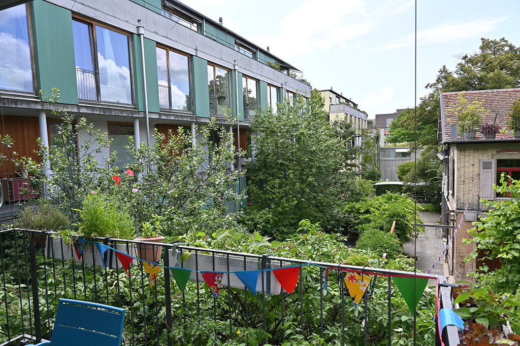 view from the balcony