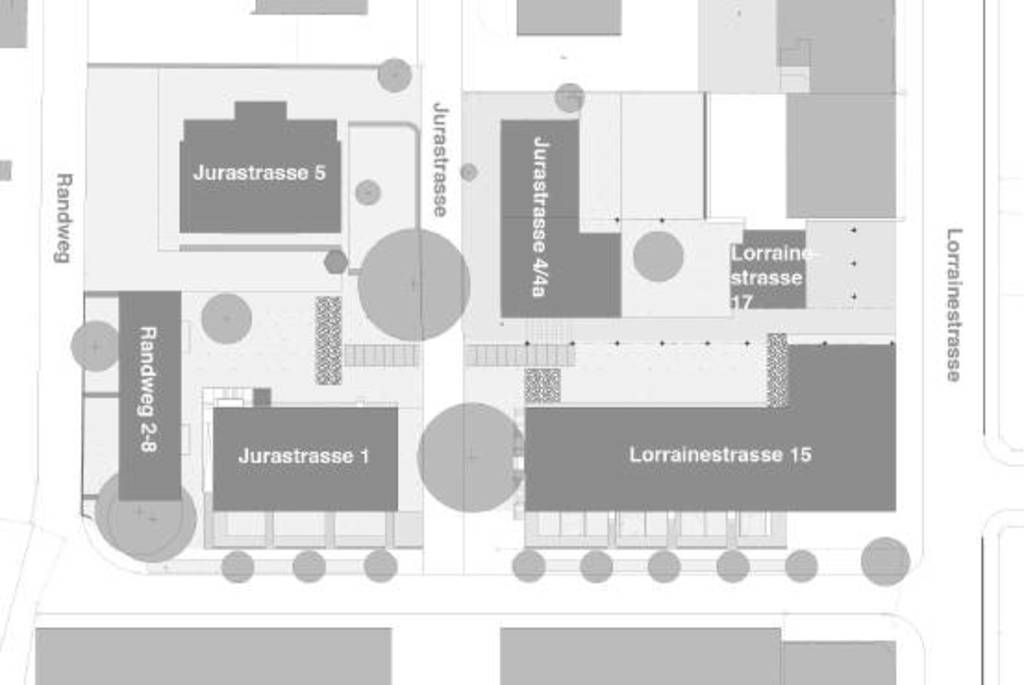 Our settlement with courtyard and traffic-free street (our apartment is in house No. 15)  
