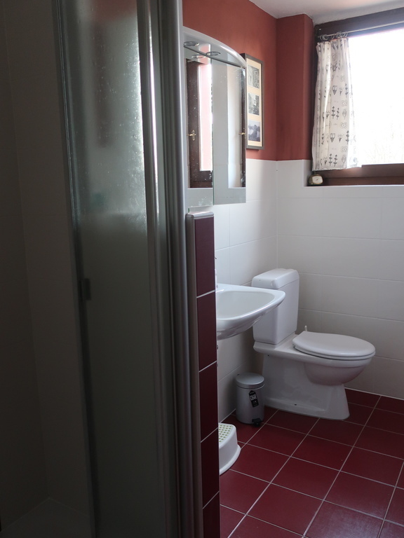 Second bathroom with walk in shower