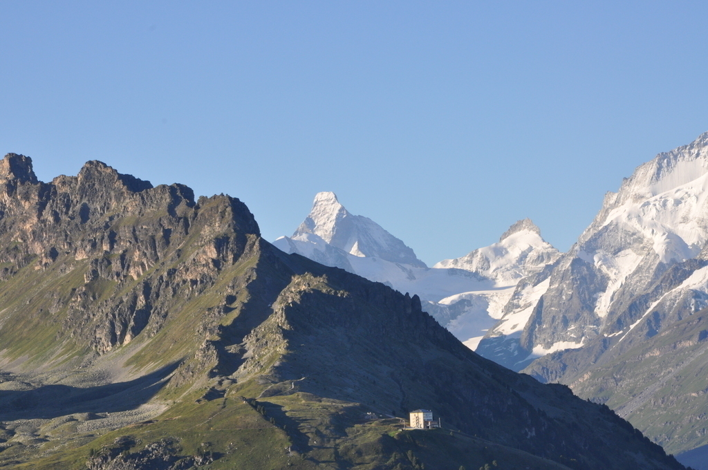Hotel Weisshorn Val d'Anniviers mit Matterhorn