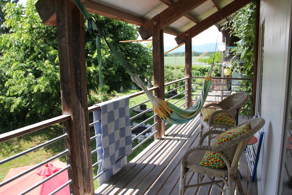 Balcony, second floor