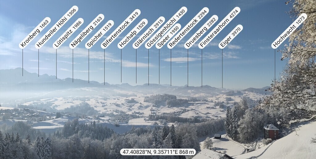 Ausblick von Solitüden nach Süd-Westen