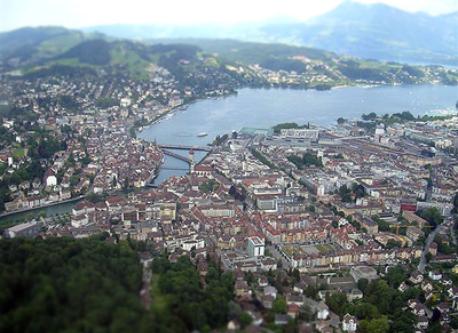 Overlooking Lucerne. 
