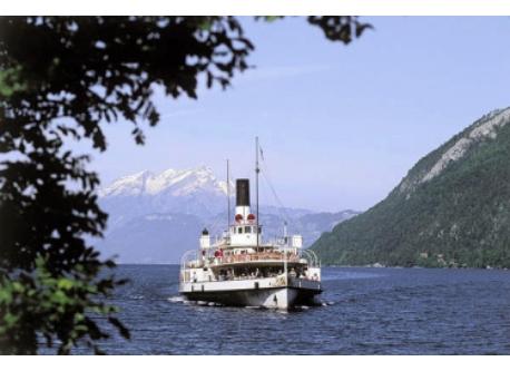 A trip on the lake with one of the old steamboats.