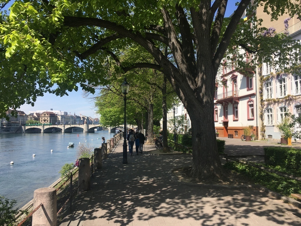 Basel along the Rhein