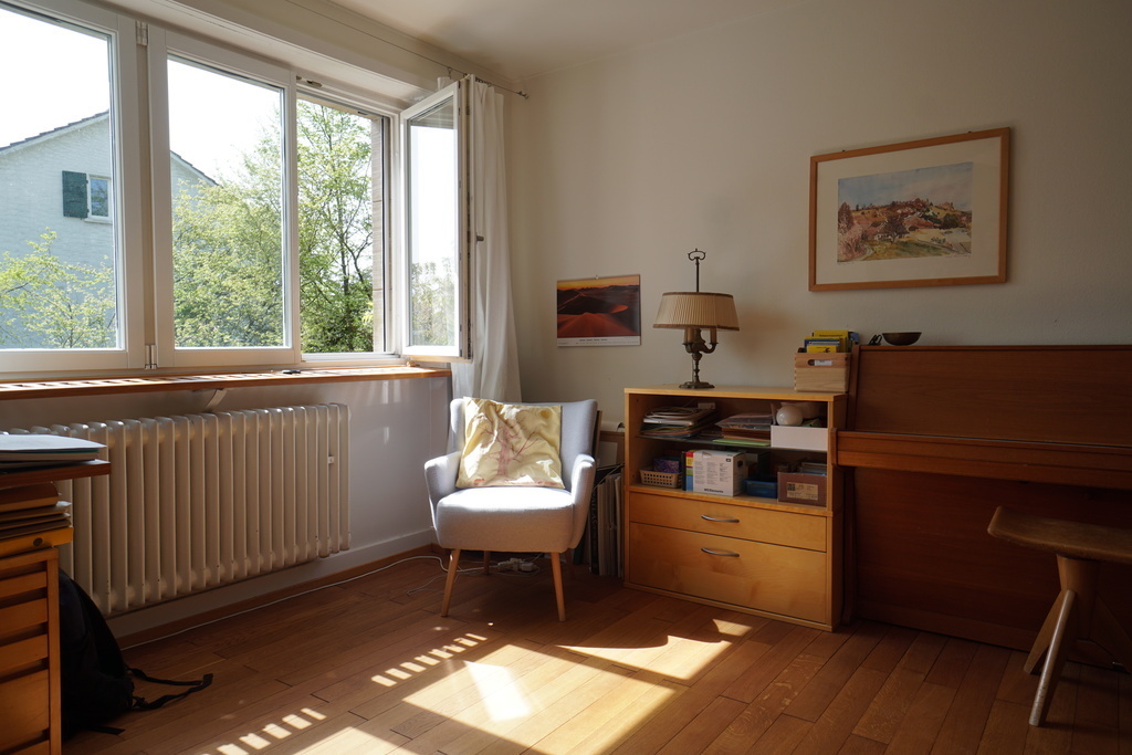 1st floor bedroom 2 with piano