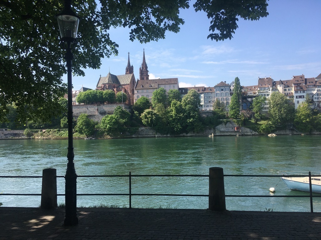 Basel with the cathedral