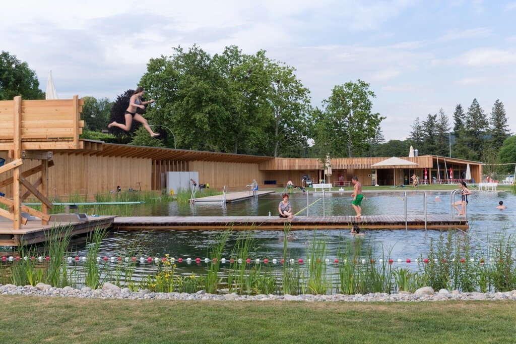 Riehen natural swimming pool