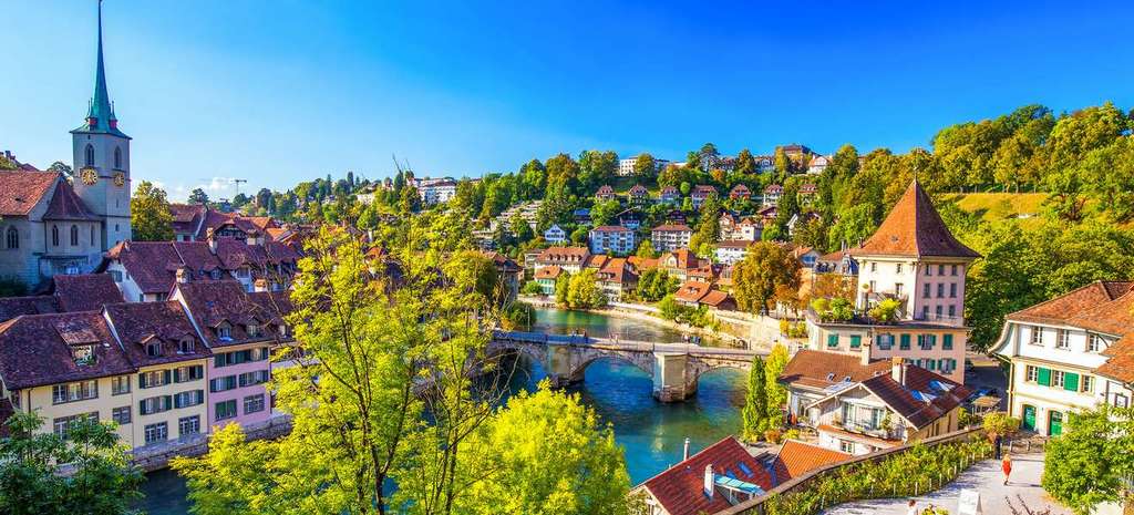 Bern, capital, only 20 min away by train