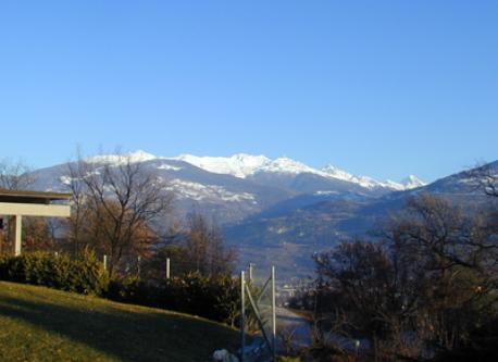 Vue Val d'Hérens; Dent Blanche