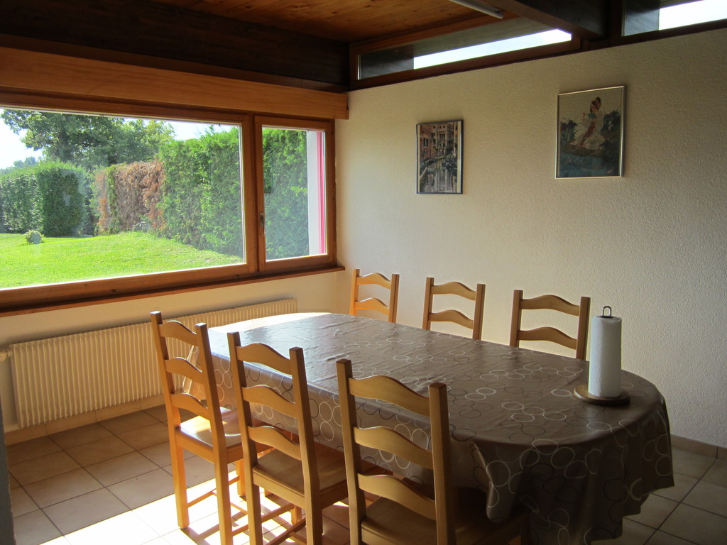 The dinning room