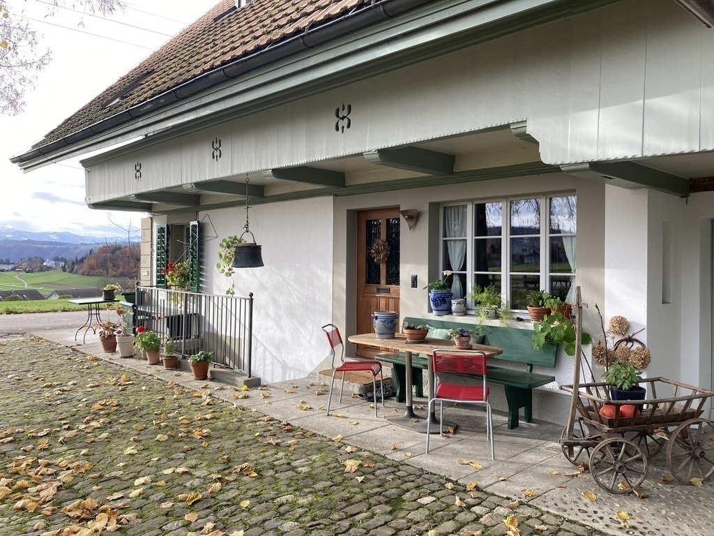 Apartment entrance and terrace