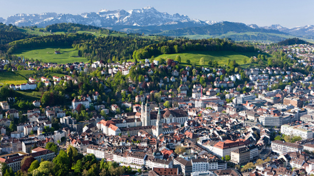St. Gallen is the nearest city (10min drive)