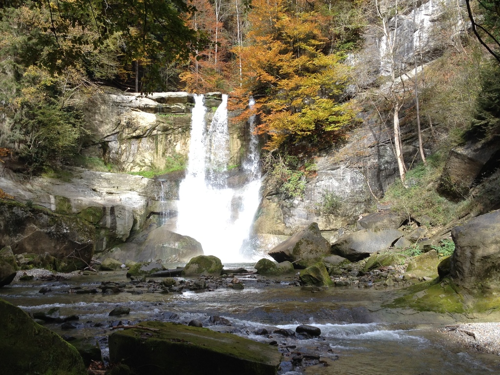 Höchfall in Teufen (30min walk from our house)