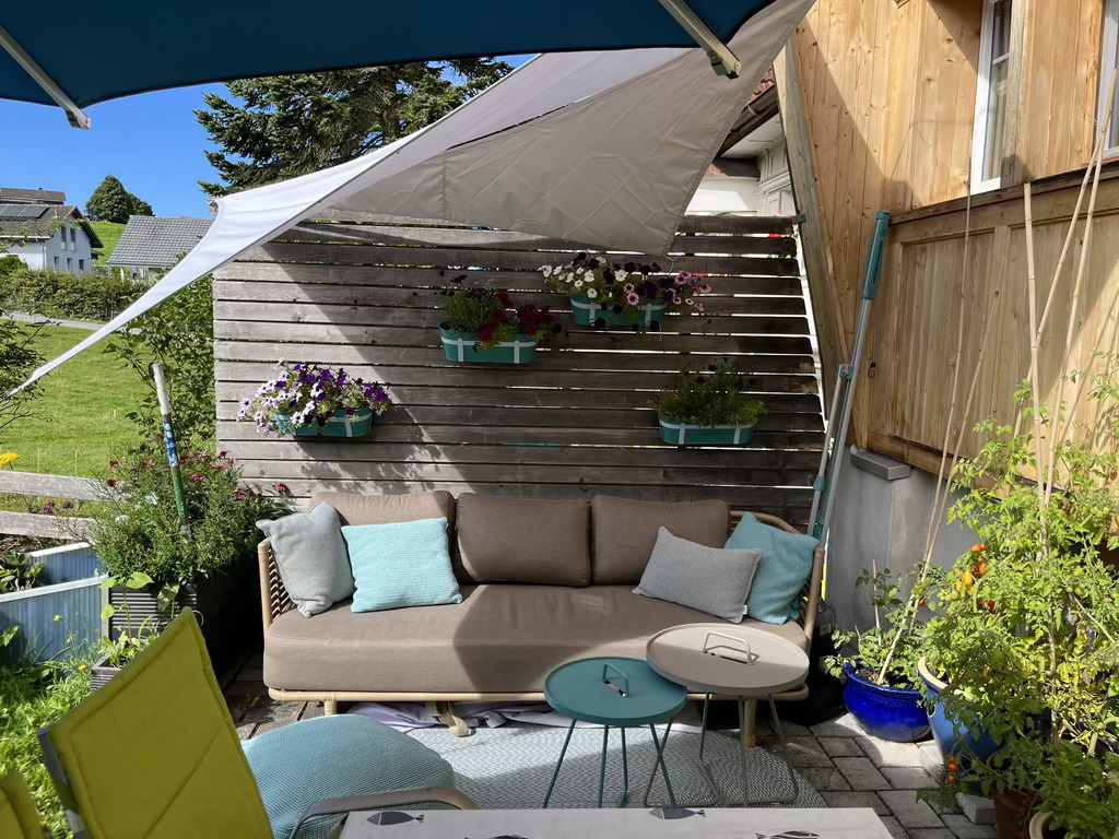 terrace with outdoor sofa