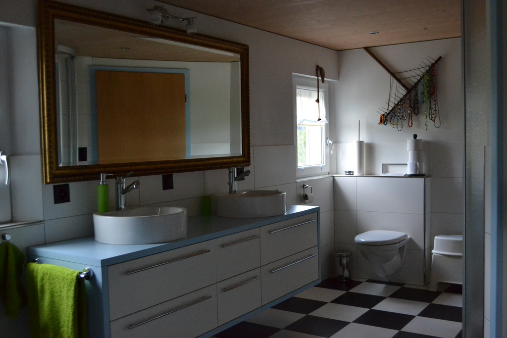 bathroom on the first floor