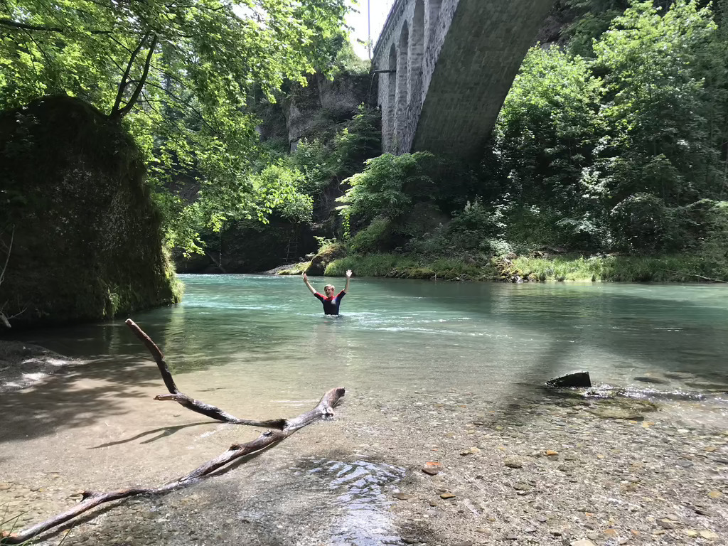 second home - nice swimming place in the river 5min walk