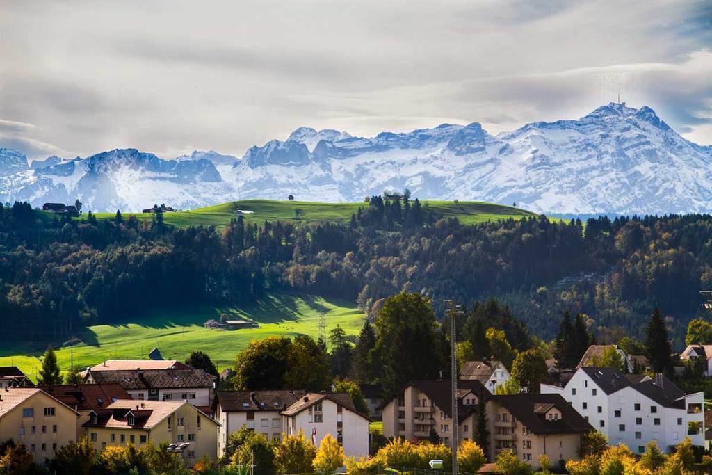 Teufen 
view to the North / to the Alps