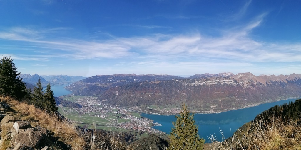Lake Thun and Brienz (view from Schynige Platte)